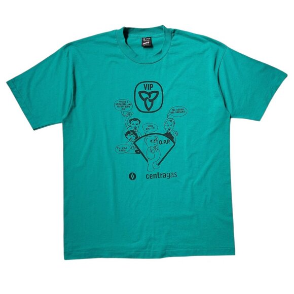 90s Vintage Drug Free Kid T-shirt Cartoon Comic Safety PSA Single Stitch Canada. - Picture 1 of 6